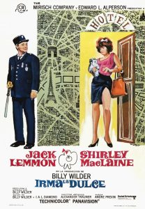 Cartel de "Irma la dulce" (1963). Película recomendada. Blog de Rafael Ramírez.