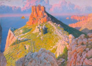 Paisaje de Mallorca (1902). Santiago Rusiñol. Blog de Rafael Ramírez.