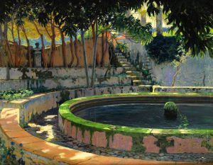 Jardín de las Elegías (1902). Santiago Rusiñol. Blog de Rafael Ramírez.