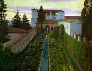 El Generalife, Granada. Santiago Rusiñol. Blog de Rafael Ramírez.