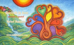 Donde la naturaleza se vuelve símbolo: una reflexión sobre Baobab in love, pintura de Rafael Ramírez.