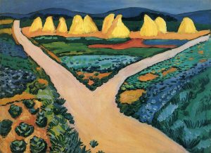 Vegetable Fields (1911). August Macke. Blog de Rafael Ramírez.