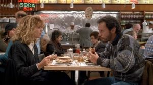 Escena de "Cuando Harry encontró a Sally" (1989). Película recomendada. Blog de Rafael Ramírez.