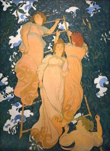 Arabesco poético (1892). Maurice Denis. Blog de Rafael Ramírez.
