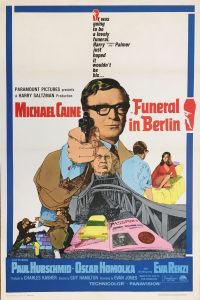 Cartel de "Funeral en Berlín" (1966). Película recomendada. Blog de Rafael Ramírez.