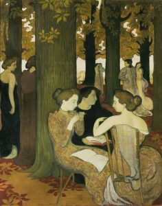 Las Musas (1893). Maurice Denis. Blog de Rafael Ramírez.