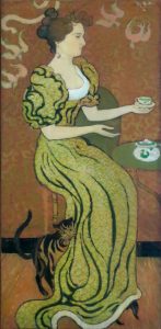 Madame Ranson au chat (1892). Maurice Denis. Blog de Rafael Ramírez.