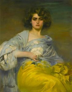 Retrato de Júlia Peraire (1908). Ramón Casas. Blog de Rafael Ramírez.