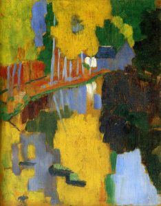 El Talismán (1888). Paul Sérusier. Blog de Rafael Ramírez.