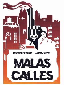 Cartel de Malas calles (1973). Película recomendada. Blog de Rafael Ramírez.
