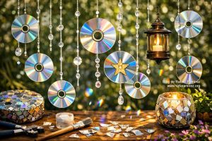 Manualidades con CD: Móviles y cortinas reflectantes. Blog de Rafael Ramírez. 