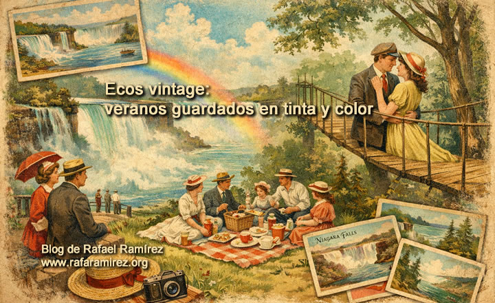 Ecos vintage: veranos guardados en tinta y color. Blog de Rafael Ramírez.