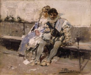 Enamorados (1878). Ignacio Pinazo Camarlench. Blog de Rafael Ramírez.