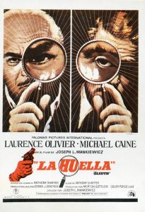 Cartel de La huella (1972). Película recomendada. Blog de Rafael Ramírez.