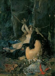 Las hijas del Cid (1889). Ignacio Pinazo Camarlench. Blog de Rafael Ramírez.