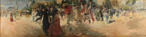 Tarde de carnaval en la Alameda (1889). Ignacio Pinazo Camarlench. Blog de Rafael Ramírez.