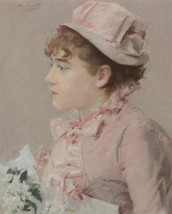La demoiselle d’honneur (1879). Eva Gonzalès. Blog de Rafael Ramírez.