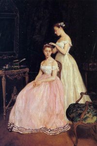 La toilette (1879). Eva Gonzalès. Blog de Rafael Ramírez.