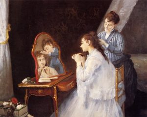 Le petit lever (1875). Eva Gonzalès. Blog de Rafael Ramírez.
