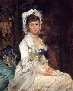 Portrait of a Woman in White (1879). Eva Gonzalès. Blog de Rafael Ramírez.
