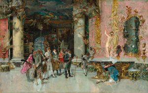 La elección de la modelo (1868-1874). Mariano Fortuny y Marsal. Blog de Rafael Ramírez.
