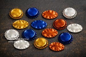 Píntalas con esmaltes metálicos