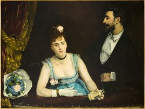 Une loge aux Théâtre des Italiens (1874). Eva Gonzalès. Blog de Rafael Ramírez.