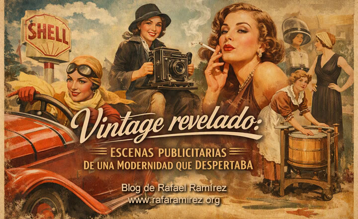 Vintage revelado: escenas publicitarias de una modernidad que despertaba. Blog de Rafael Ramírez.