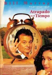 Cartel de Atrapado en el tiempo (1993). Película recomendada. Blog de Rafael Ramírez.