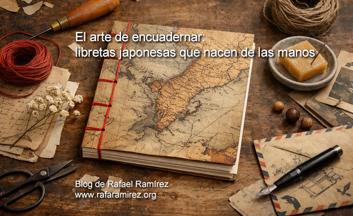 El arte de encuadernar: libretas japonesas que nacen de las manos. Blog de Rafael Ramírez.