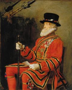 The Yeoman of the Guard (1876). John Everett Millais. Blog de Rafael Ramírez.