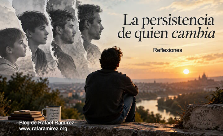Reflexiones: La persistencia de quien cambia. Rafael Ramírez.