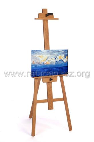 Cielo y mar pintura de Rafael Ramírez