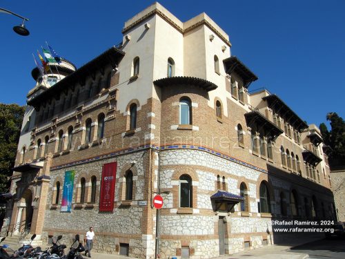 Edificio del Rectorado de la Universidad de Málaga.