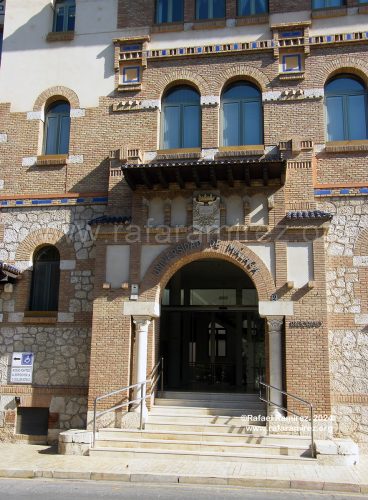 Edificio del Rectorado de la Universidad de Málaga.