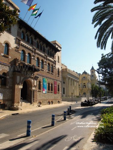 Edificio del Rectorado de la Universidad de Málaga.