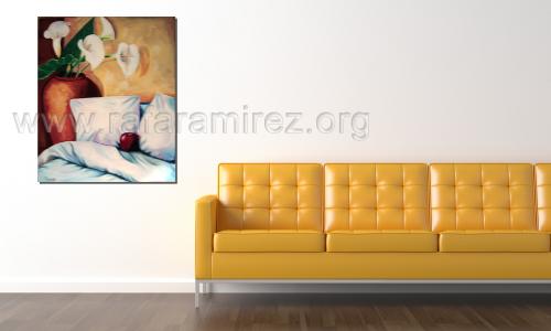 La manzana pintura de Rafael Ramírez.