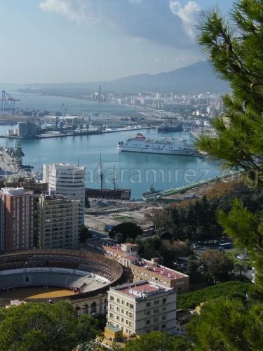 Málaga desde Gibralfaro. Fotografía de Rafael Ramírez.