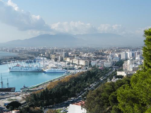 Málaga desde Gibralfaro. Fotografía de Rafael Ramírez.
