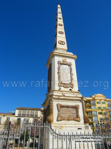 Monumento a Torrijos en la plaza de la Merced de Málaga. Blog de Rafael Ramírez. 