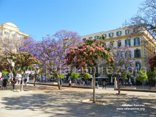 Plaza de La Merced en Málaga. Blog de Rafael Ramírez.