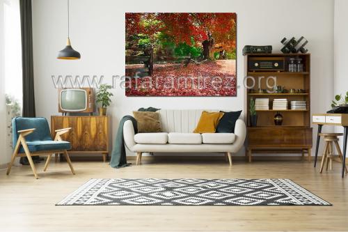 Paisaje I, pintura al óleo de Rafael Ramírez.