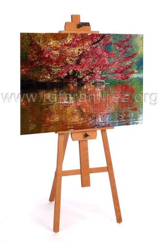 Paisaje III, pintura al óleo de Rafael Ramírez.