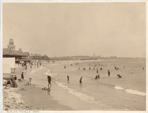 Playa para darse un baño, Narragansett Pier, Rhode Island. 