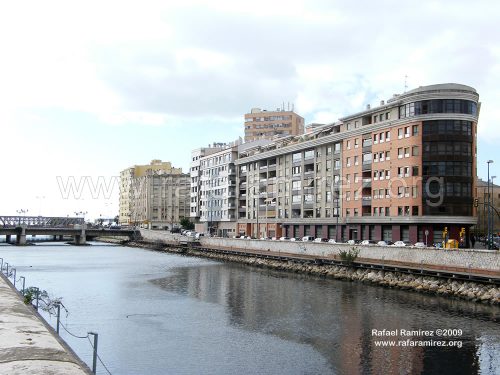 Cauce del río Guadalmedina. 