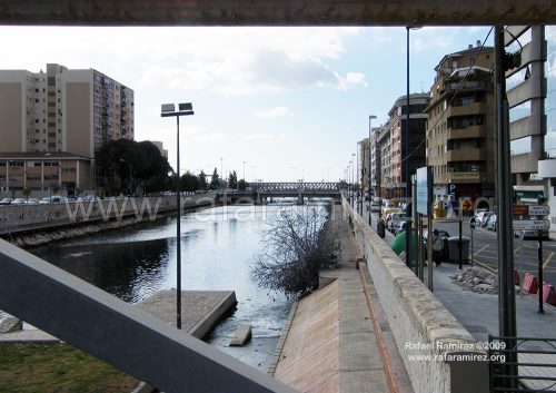 Cauce del río Guadalmedina. 