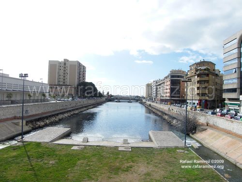 Cauce del río Guadalmedina. 