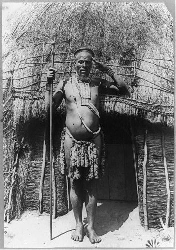 Jefe zulú, Sudáfrica. 