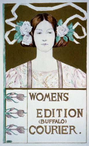 Edición femenina (Buffalo) del Courier / ARG; The Courier Litho. Co., Buffalo, Nueva York. 