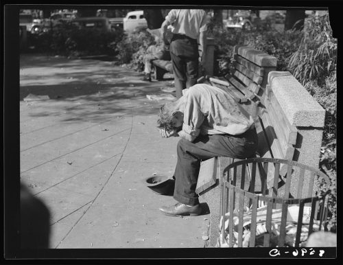 Joven desempleado. Washington, D.C. 